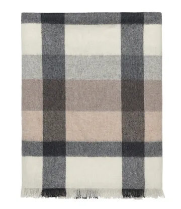 Intersection plaid 130x190 cm - Camel-grey - Elvang Denmark