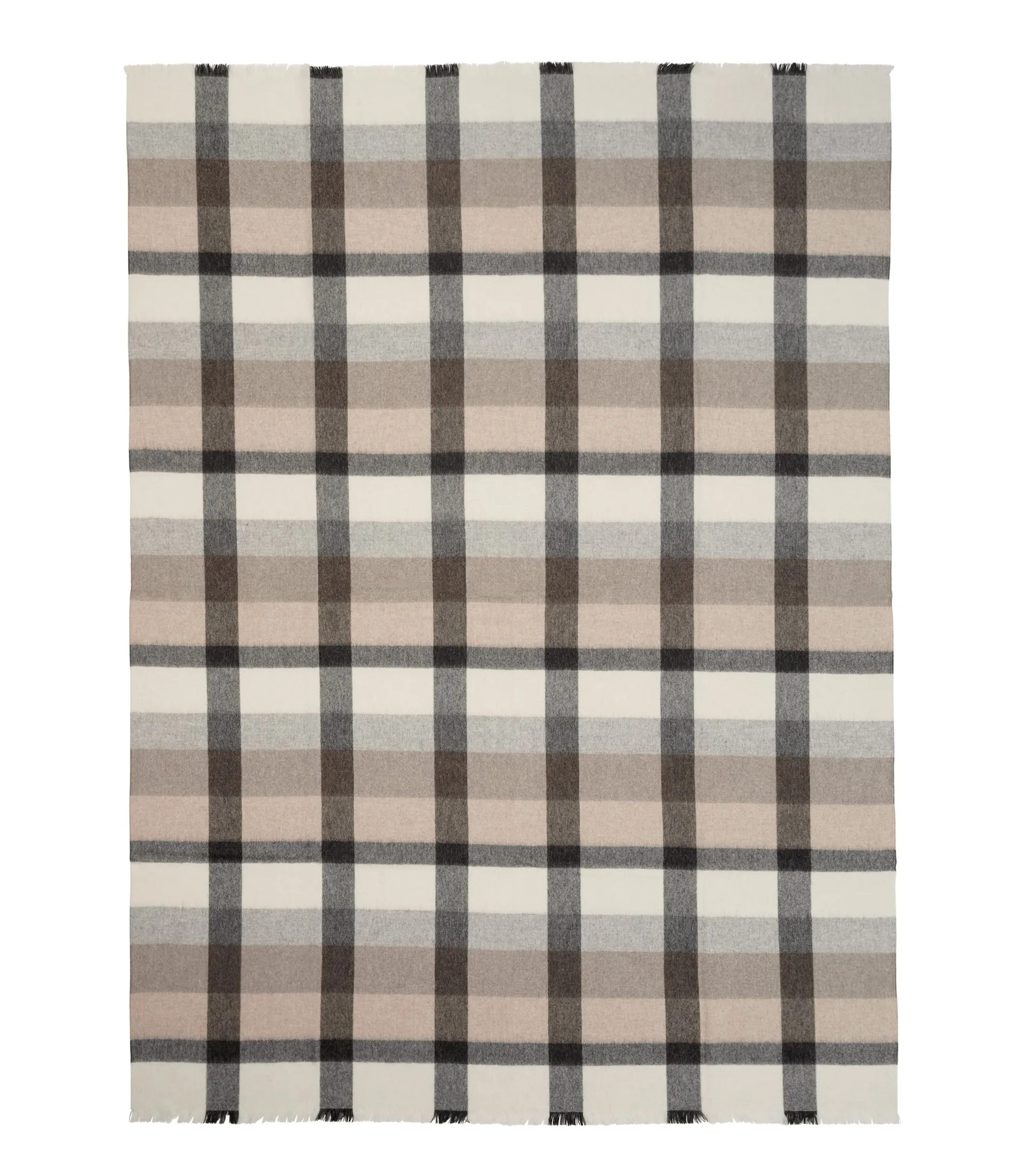 Intersection plaid 130x190 cm, Camel-grey Elvang Denmark