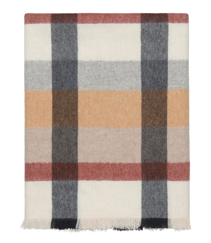 Intersection plaid 130x190 cm - Rusty red-grey - Elvang Denmark