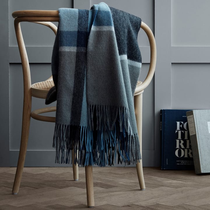 Manhattan plaid, staalblauw-lichtblauw Elvang Denmark