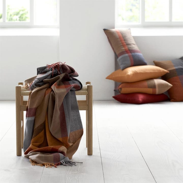 Manhattan plaid, terracotta-magmarood Elvang Denmark