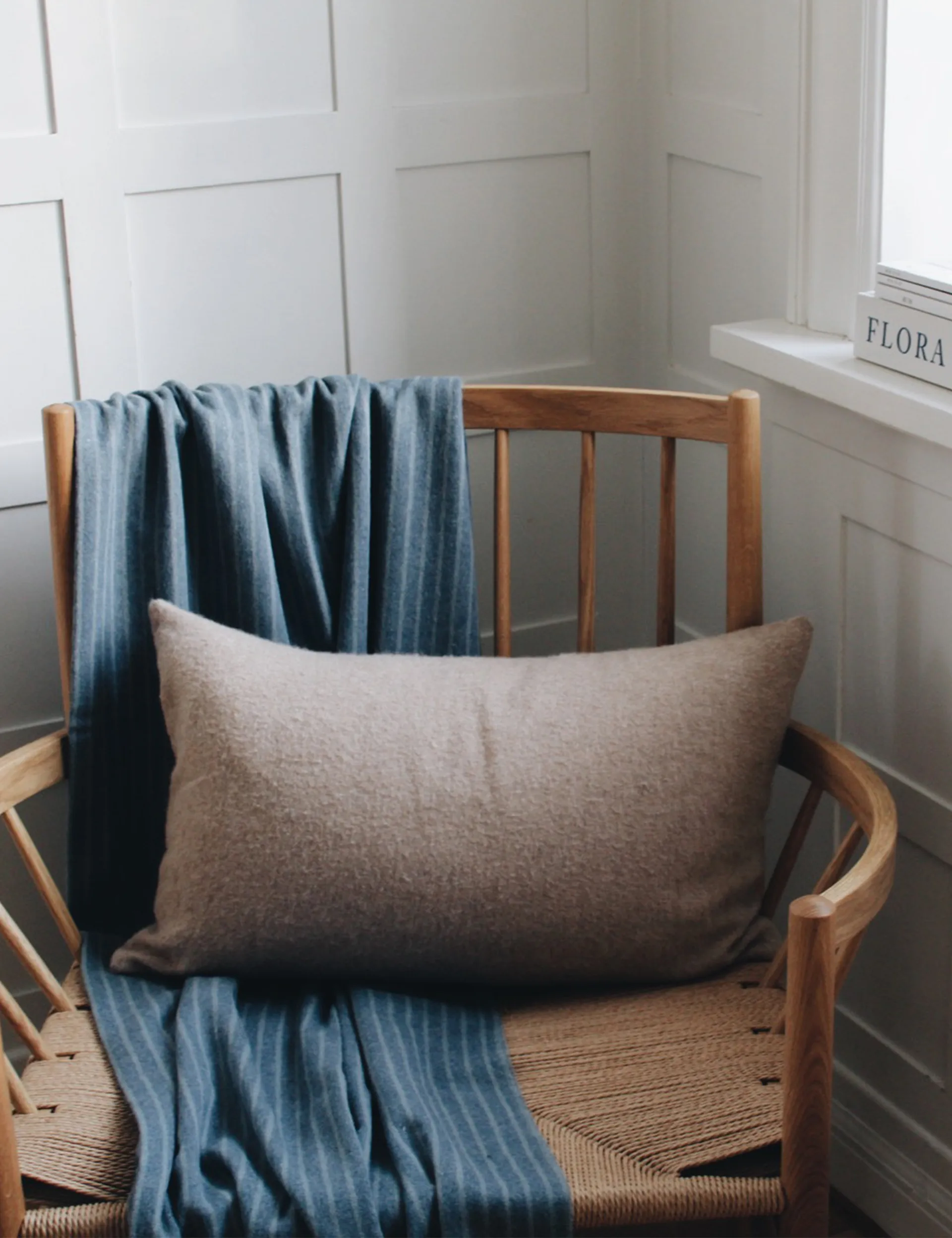 Stripes plaid 130x200 cm, Mirage blue Elvang Denmark