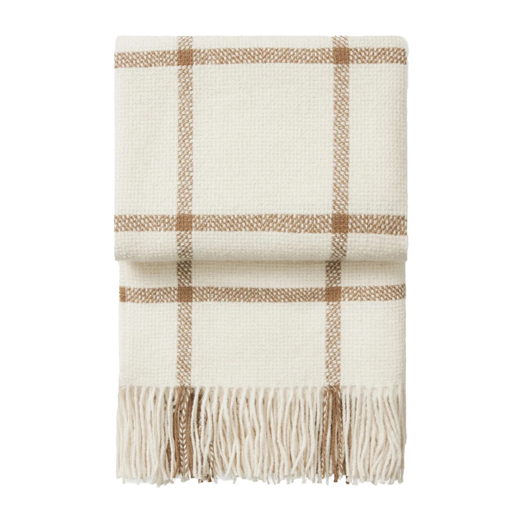 Tartan plaid 130x190 cm, Ivory Elvang Denmark