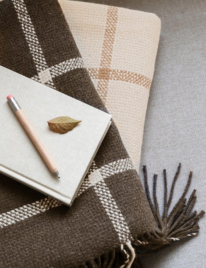 Tartan plaid 130x190 cm, Ivory Elvang Denmark