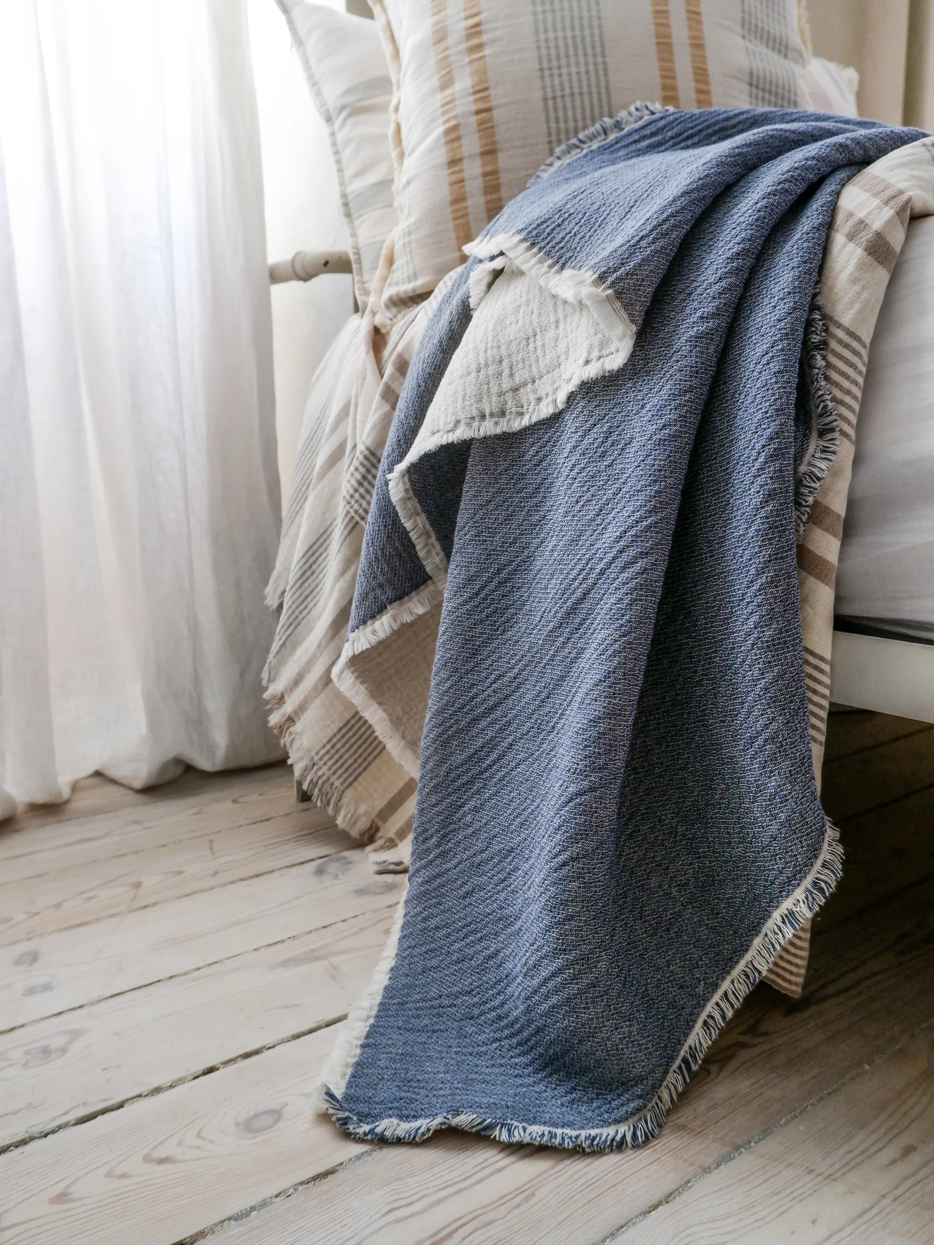 Thyme plaid 130x180 cm, blue Elvang Denmark