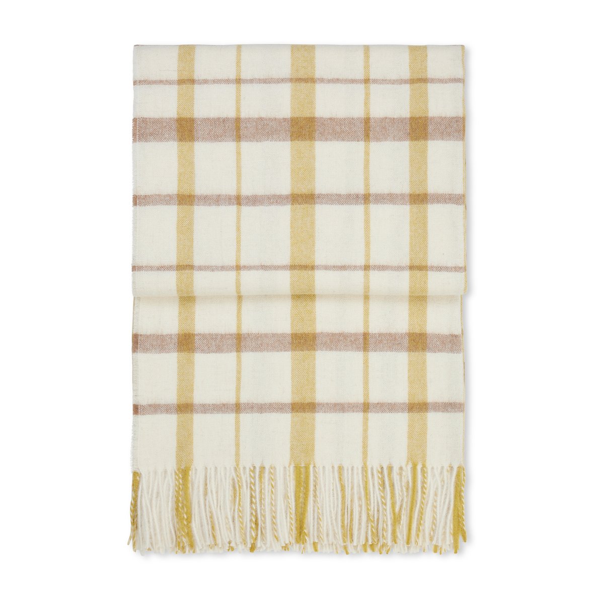 Elvang Denmark Tweed plaid 130x200 cm Light Yellow