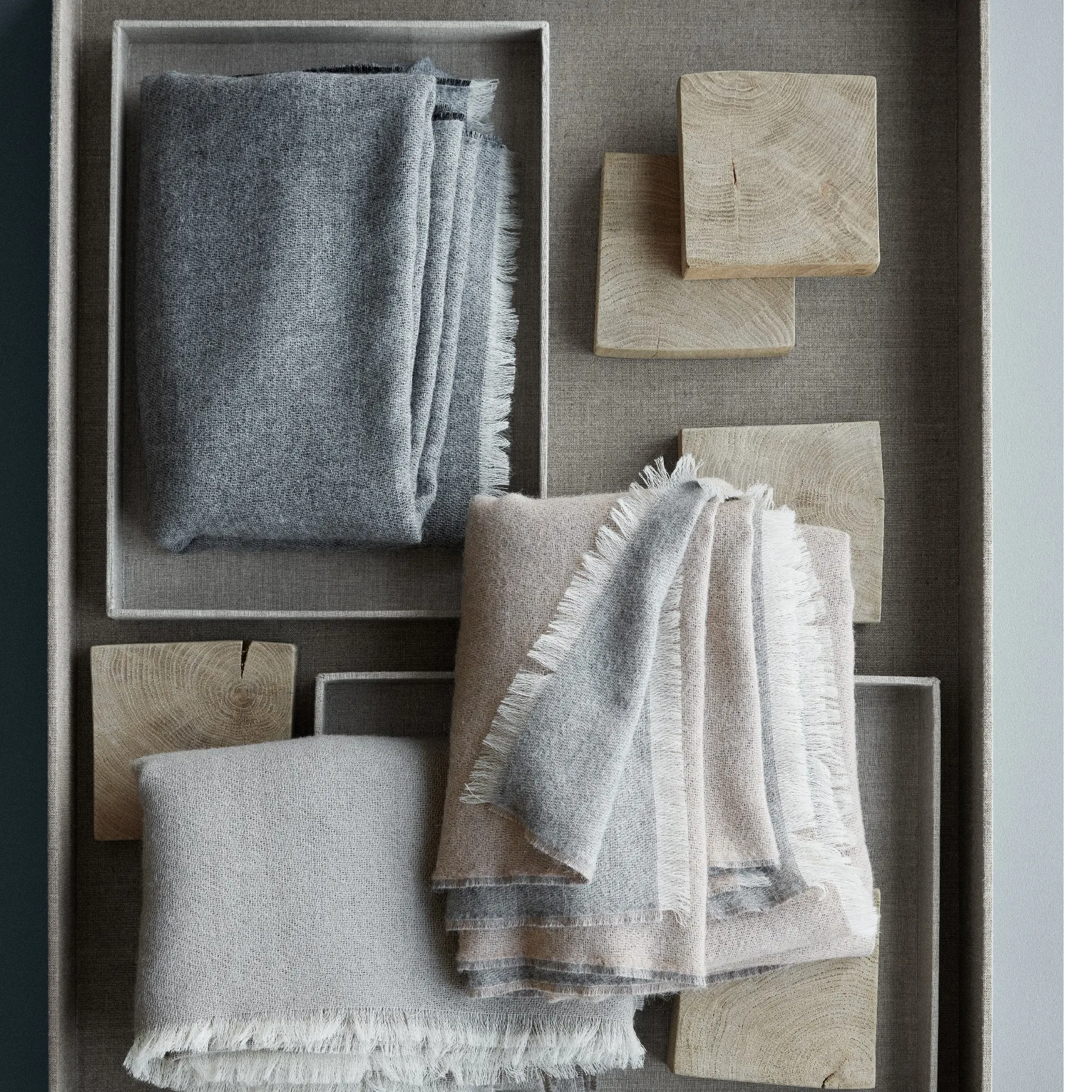 Venice plaid, Wit-grijs Elvang Denmark