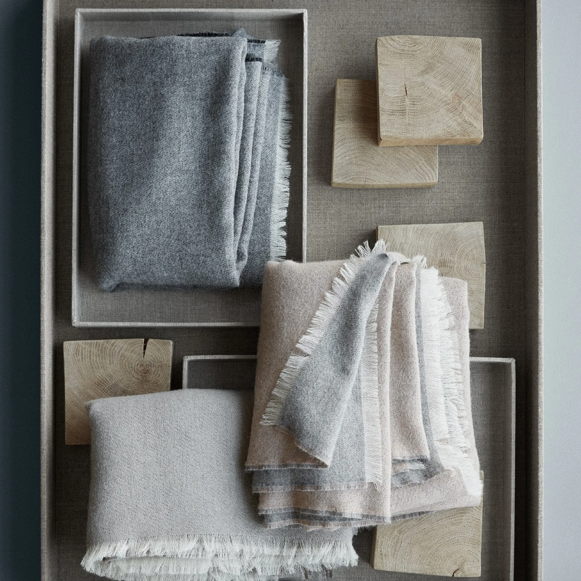 Venice plaid, Wit-latte Elvang Denmark