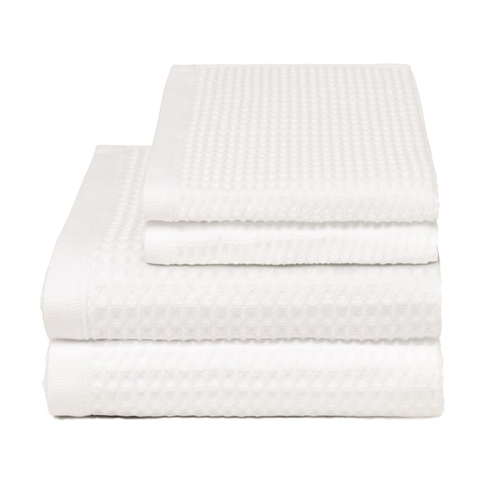 Waffle badhanddoek 70x140 cm, ivory Elvang Denmark