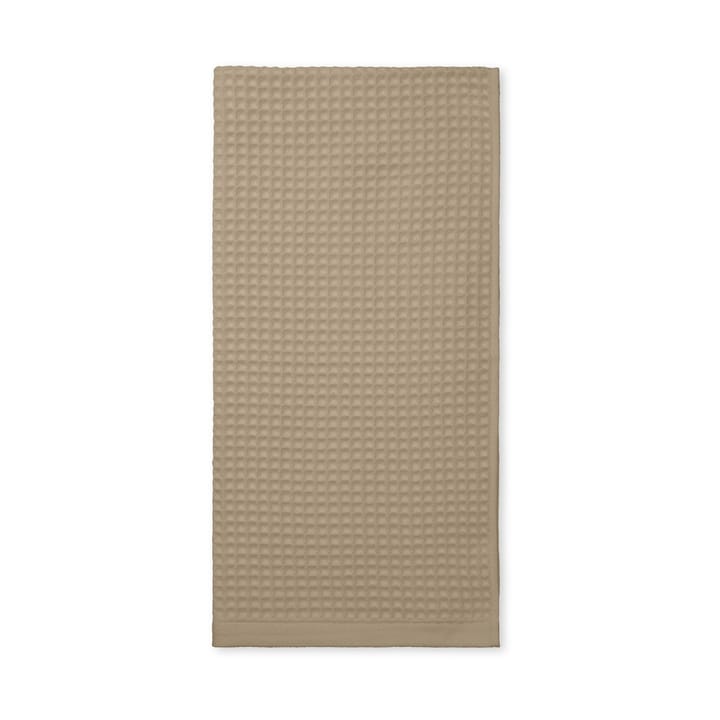 Waffle badhanddoek 70x140 cm - taupe - Elvang Denmark