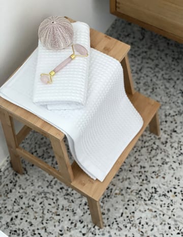 Waffle handdoek 50x70 cm - ivory - Elvang Denmark