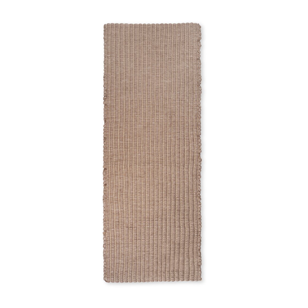 Elvang Denmark Walnut vloerkleed 60x150 cm Camel | Scandinavisch Interieur | Geweven katoenen vloerkleden | Groen