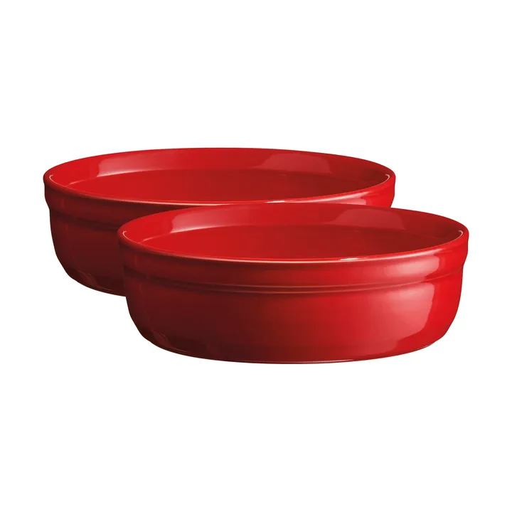 Creme Brulee vorm 2-pack - Rood - Emile Henry
