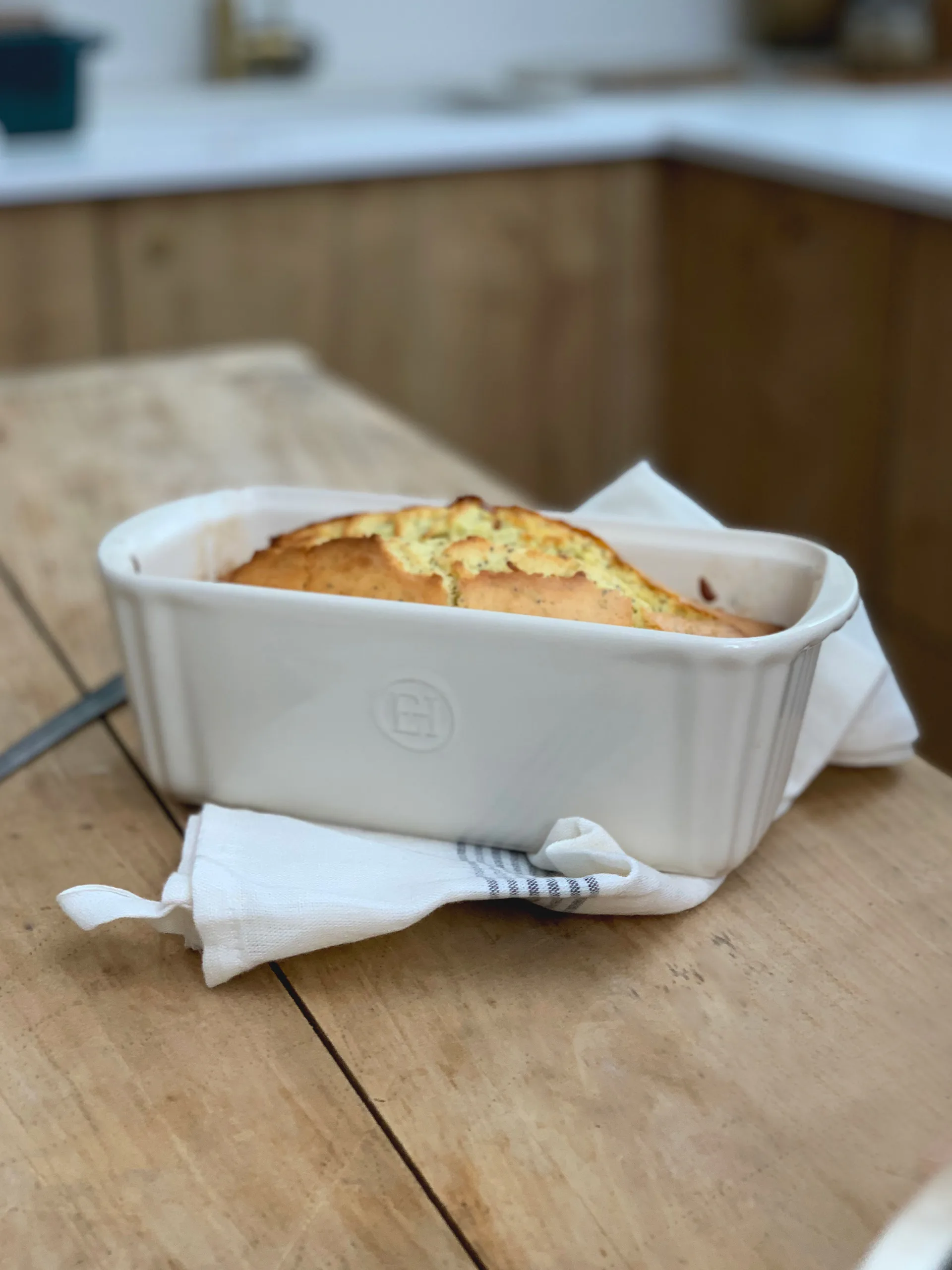 Emile Henry bakvorm 1,8 L, Crème Emile Henry