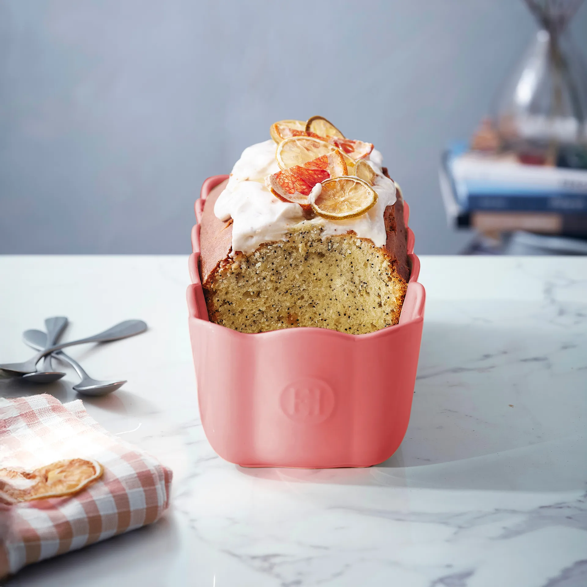 Emile Henry Madeleine broodvorm, Bubblegum Emile Henry