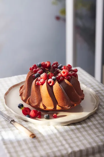 Emile Henry Madeleine serveerschaal - Crème,rond - Emile Henry