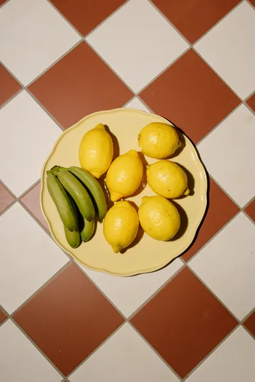 Emile Henry Madeleine serveerschaal - Vanille,rond - Emile Henry