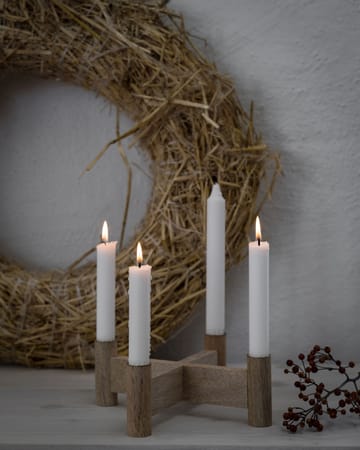 Ernst adventskandelaar Ø22x8 cm - Natuur - ERNST