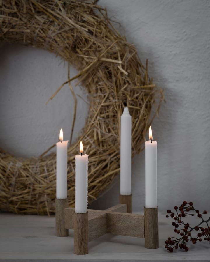 Ernst adventskandelaar Ø22x8 cm, Natuur ERNST