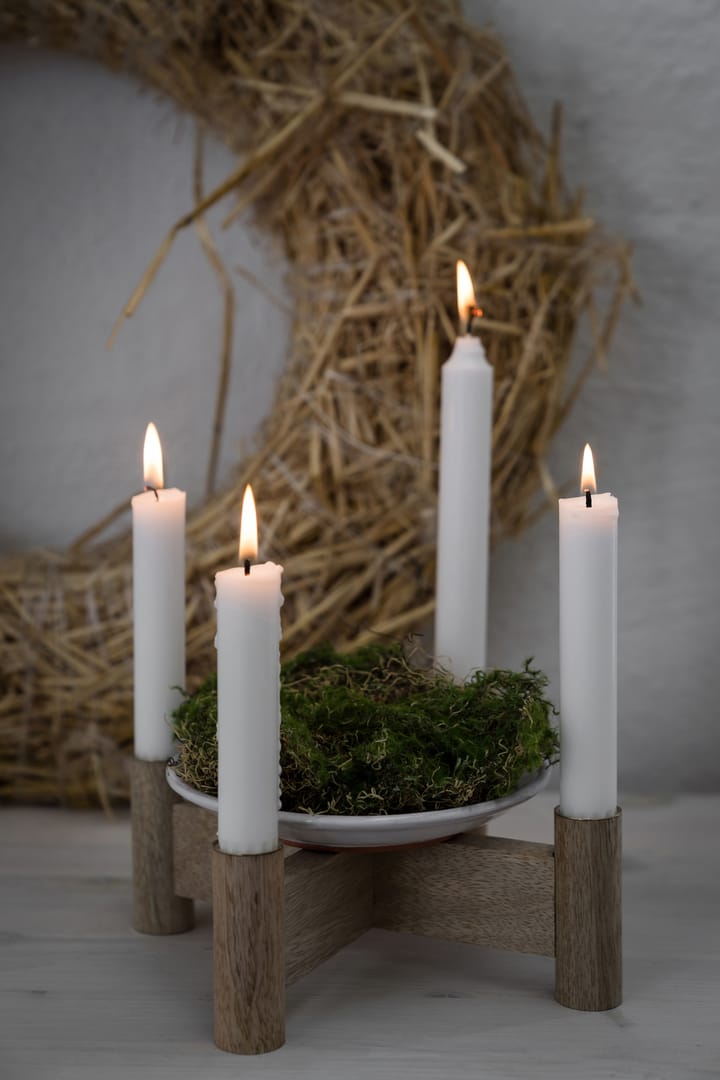 Ernst adventskandelaar Ø22x8 cm, Natuur ERNST