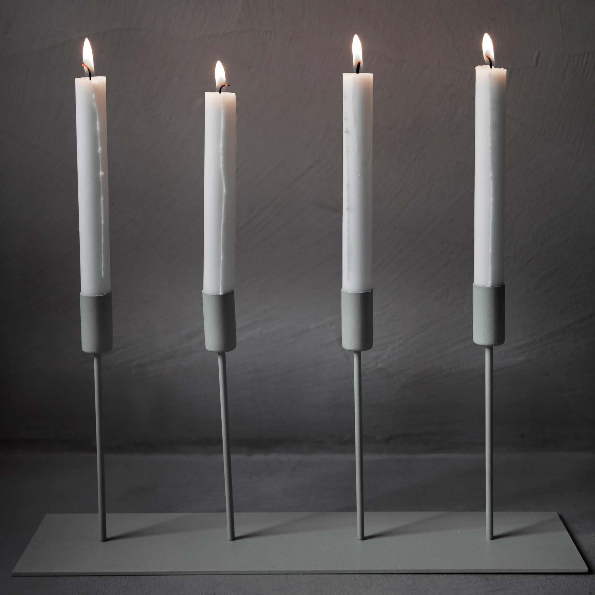Ernst adventskandelaar metaal, Beige ERNST