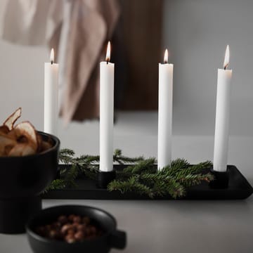 Ernst adventskandelaar rechthoekig - Zwart - ERNST