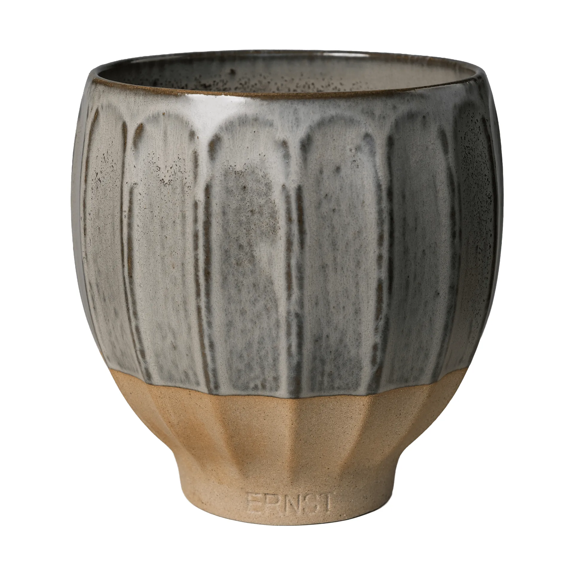 Ernst bloempot, Grijs-naturel, Ø18x18 cm ERNST