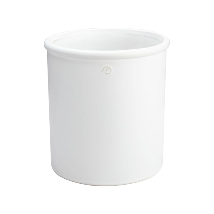 Ernst bloempot met rand wit - 20,5 cm - ERNST