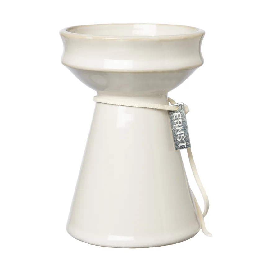 Ernst bolvaas 12 cm, Naturel wit ERNST