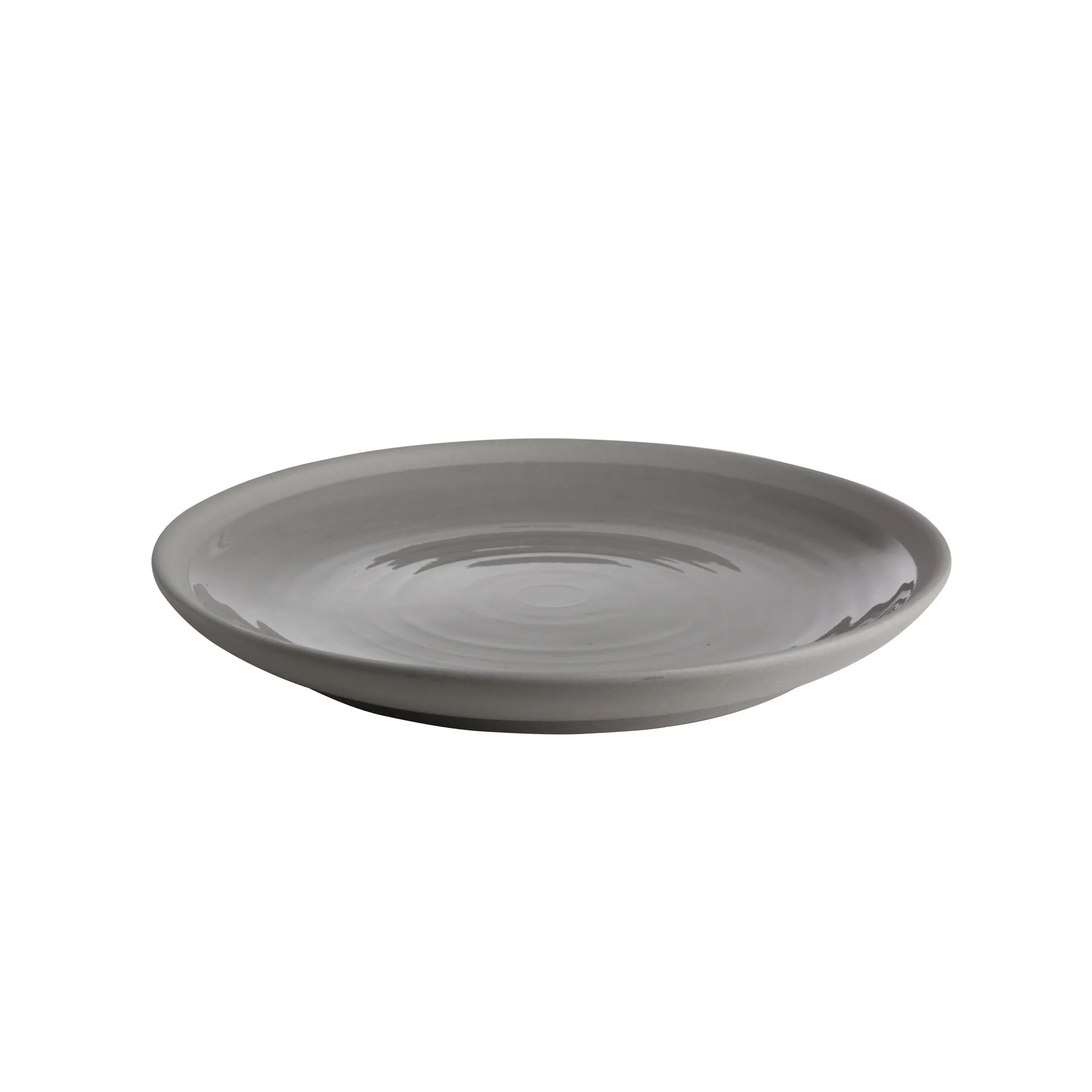 Ernst bordje aardewerk 21 cm, grijs ERNST