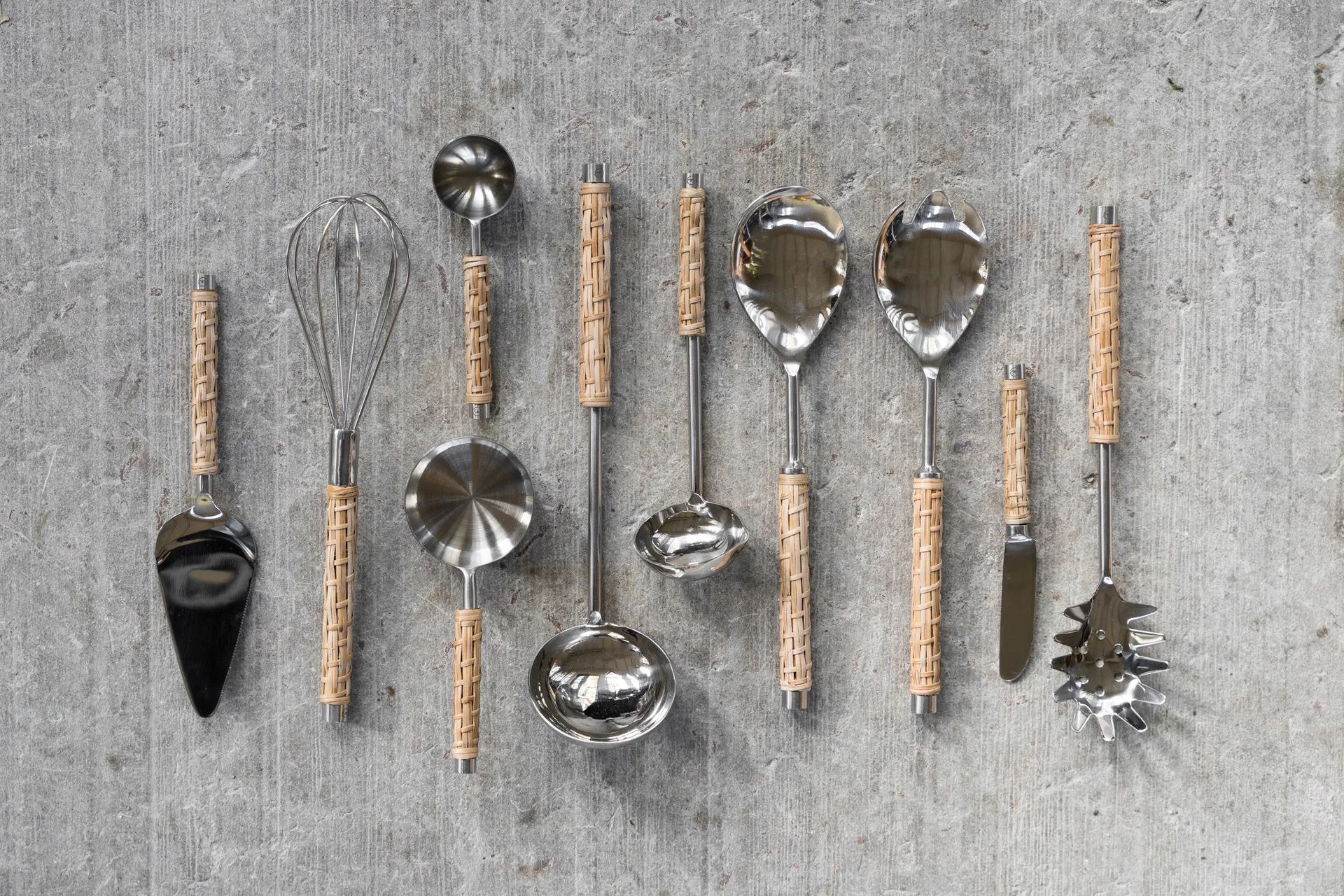 Ernst botermes gevlochten handvat, Zeegras, 17 cm ERNST