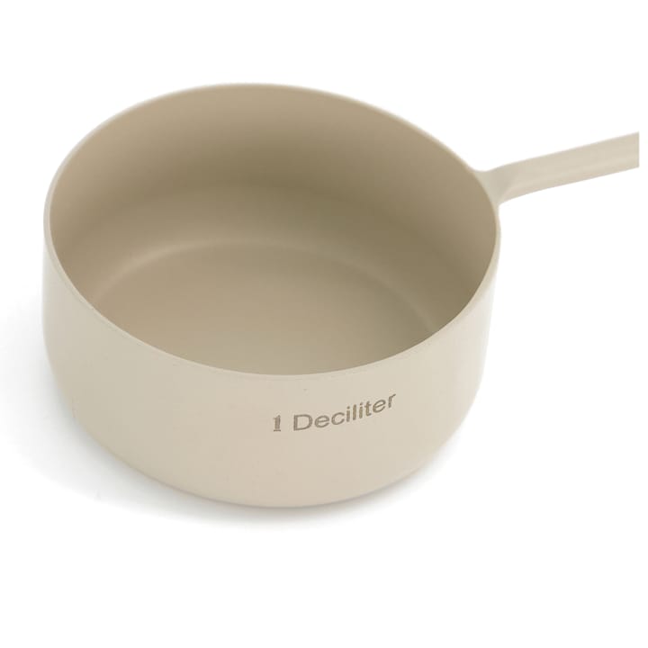 Ernst decilitermaatje metaal, Beige ERNST