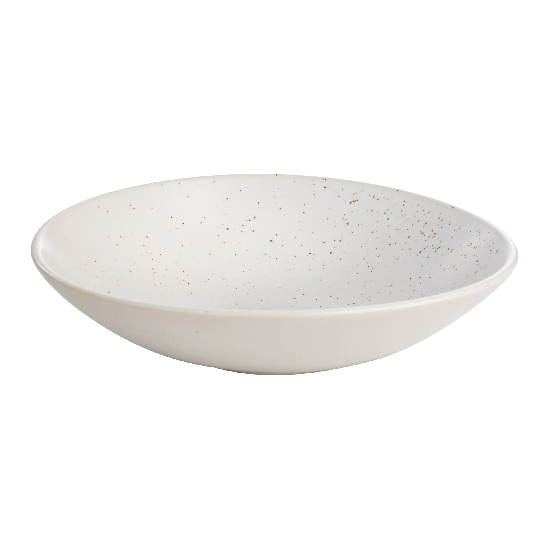 Ernst diep bord 22 cm, Gestippeld-wit ERNST