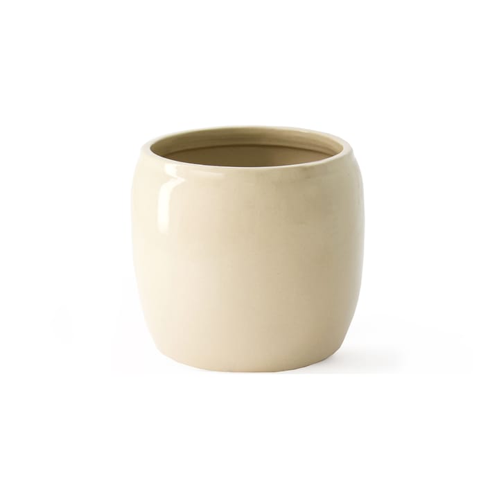 Ernst geglazuurde pot Ø14 cm - Beige - ERNST
