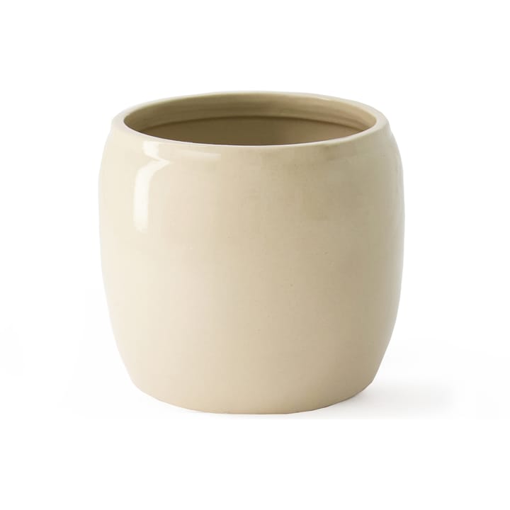 Ernst geglazuurde pot Ø17,5 cm - Beige - ERNST