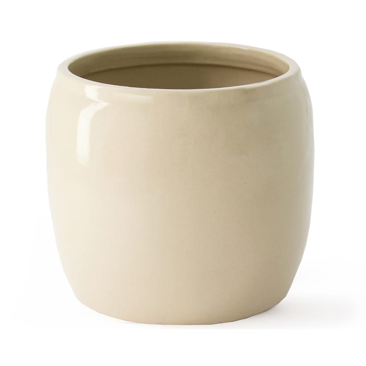 Ernst geglazuurde pot Ø19,5 cm - Beige - ERNST