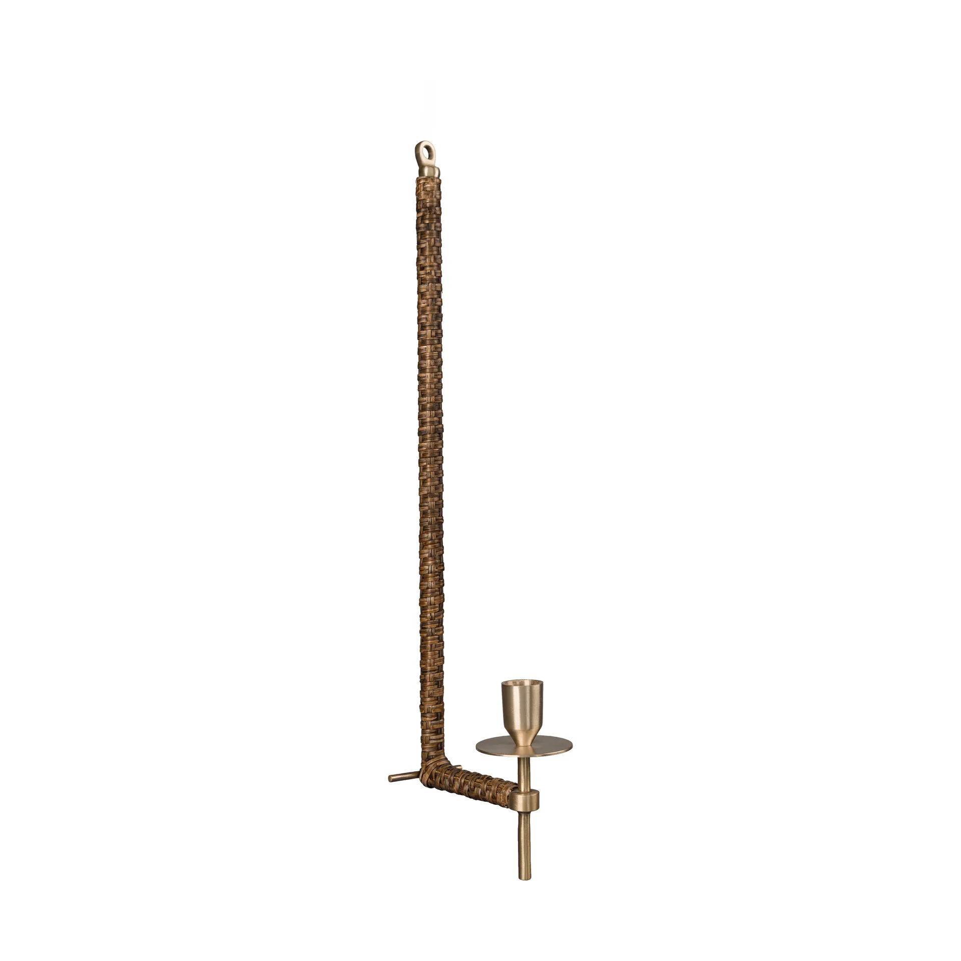 Ernst gevlochten wandlamp, Messing, 47 cm ERNST