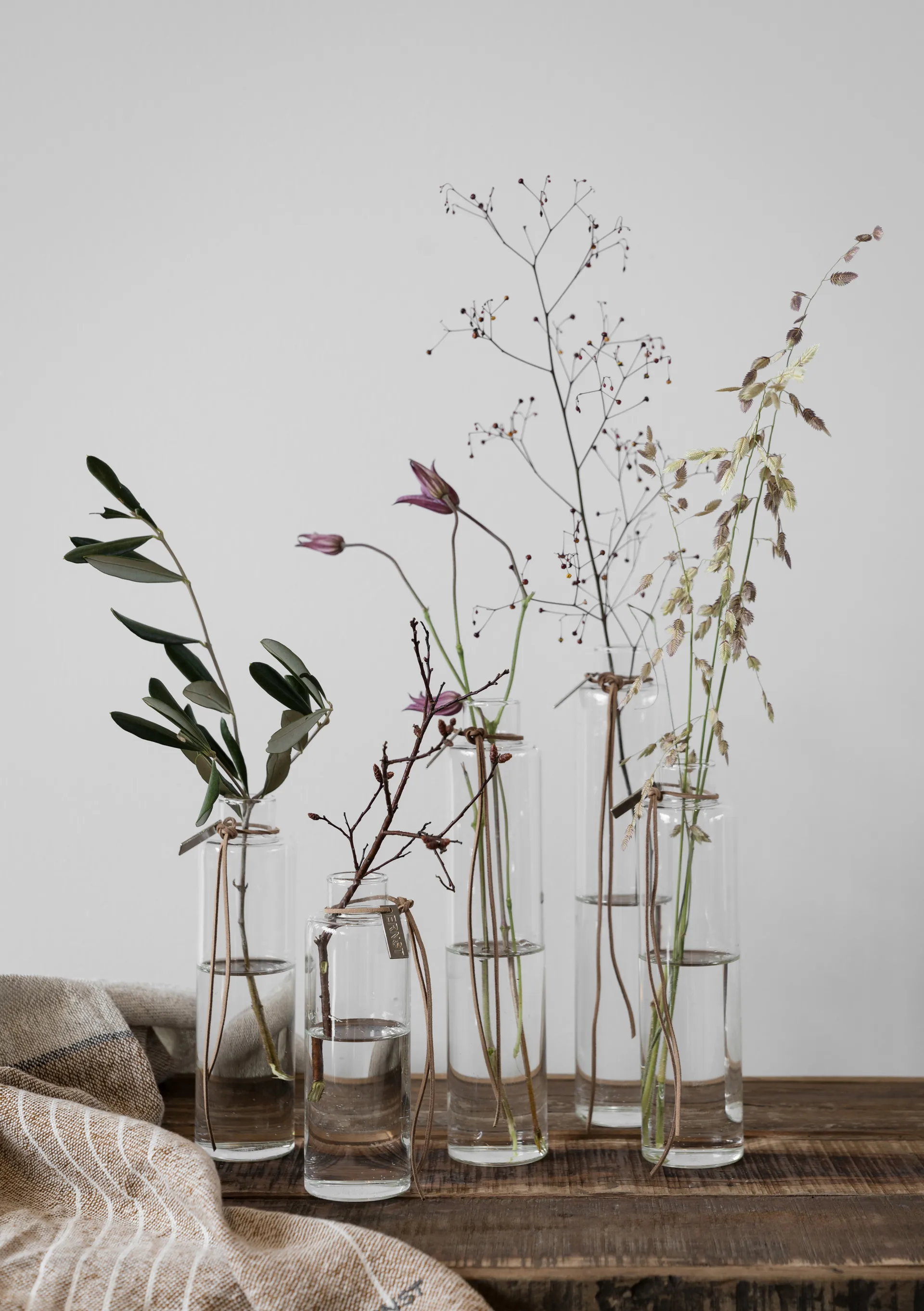 Ernst glasvaas Ø5 cm, H 20 cm ERNST