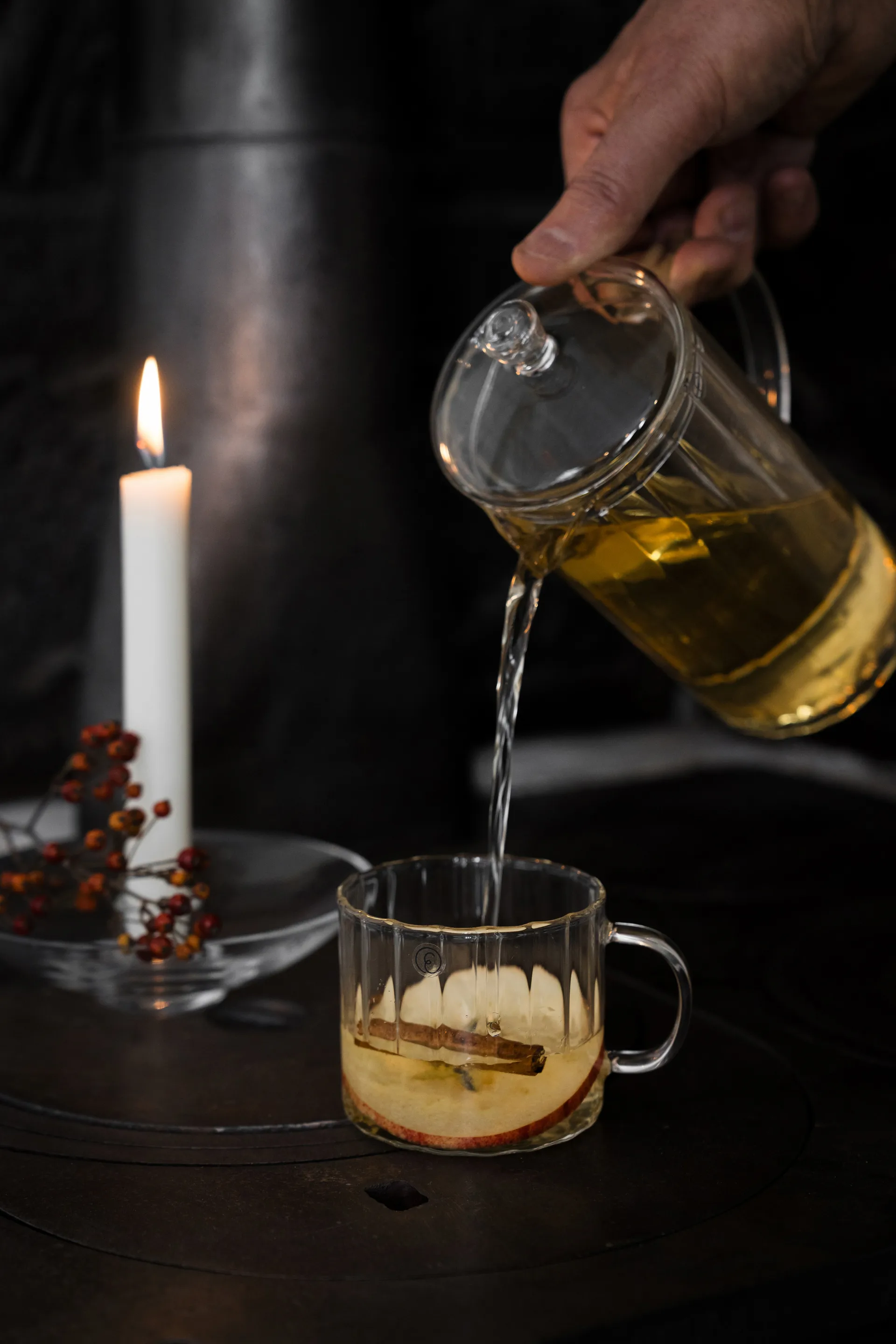 Ernst glazen mok geribbeld Ø8 cm, Helder ERNST