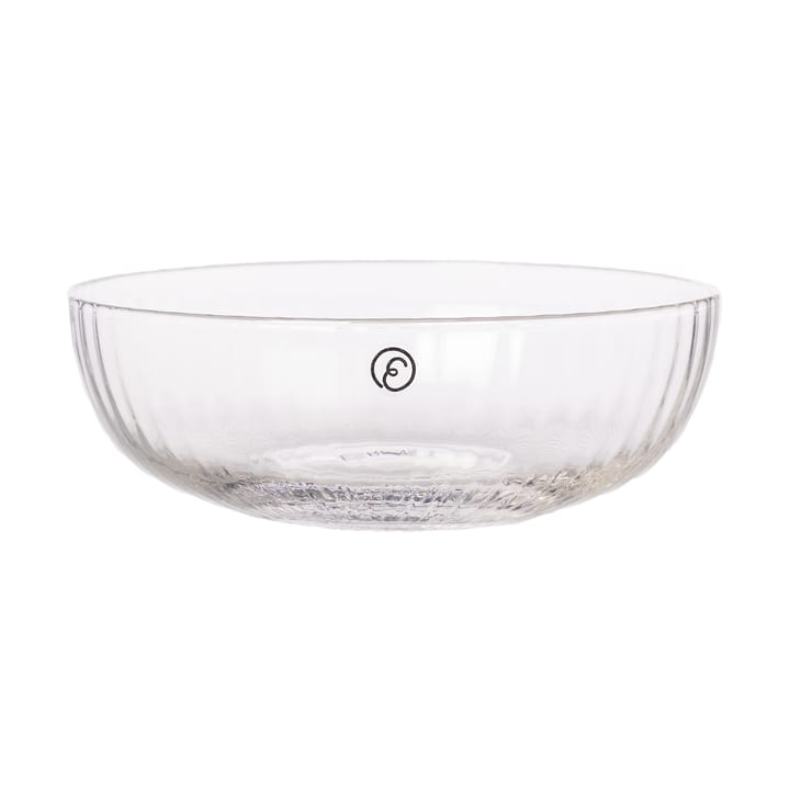 Ernst glazen schaal geribbeld Ø13 cm - Helder - ERNST