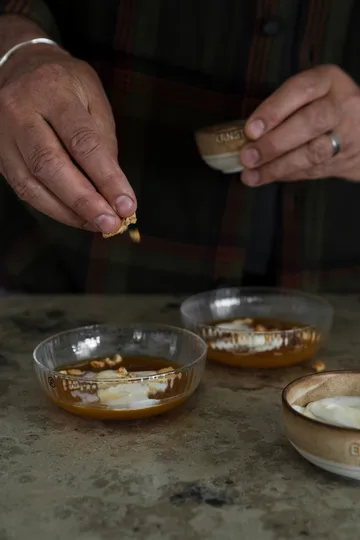 Ernst glazen schaal geribbeld Ø13 cm - Klaar - ERNST