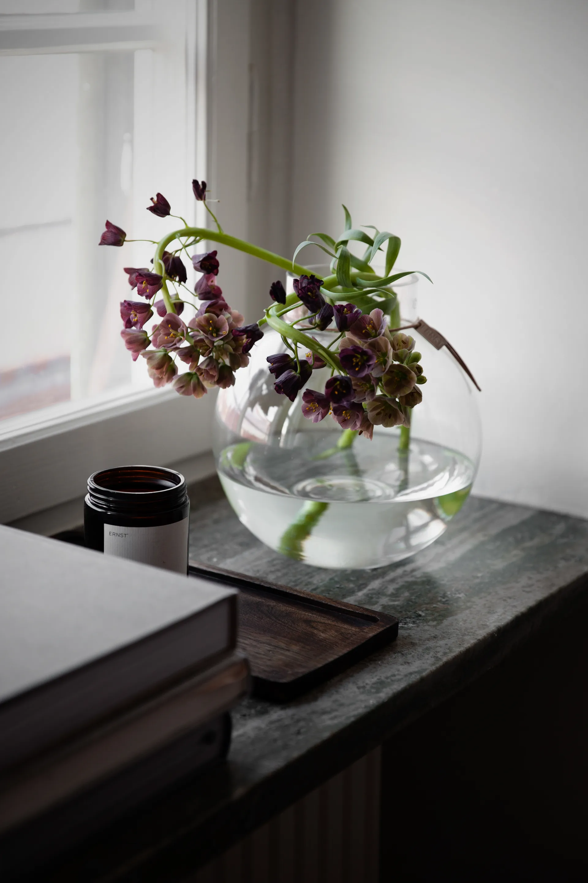 Ernst glazen vaas H22 cm. Ø 21 cm., helder ERNST