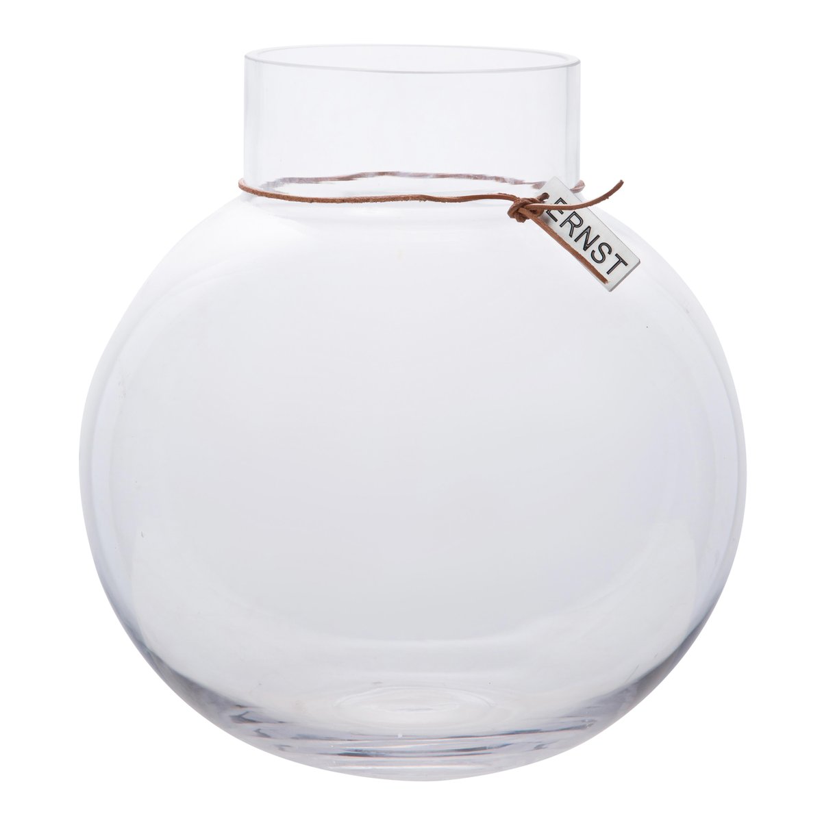 Ernst glazen vaas H25 cm. o 24 cm. helder | Scandinavisch Interieur | Vazen | Transparant