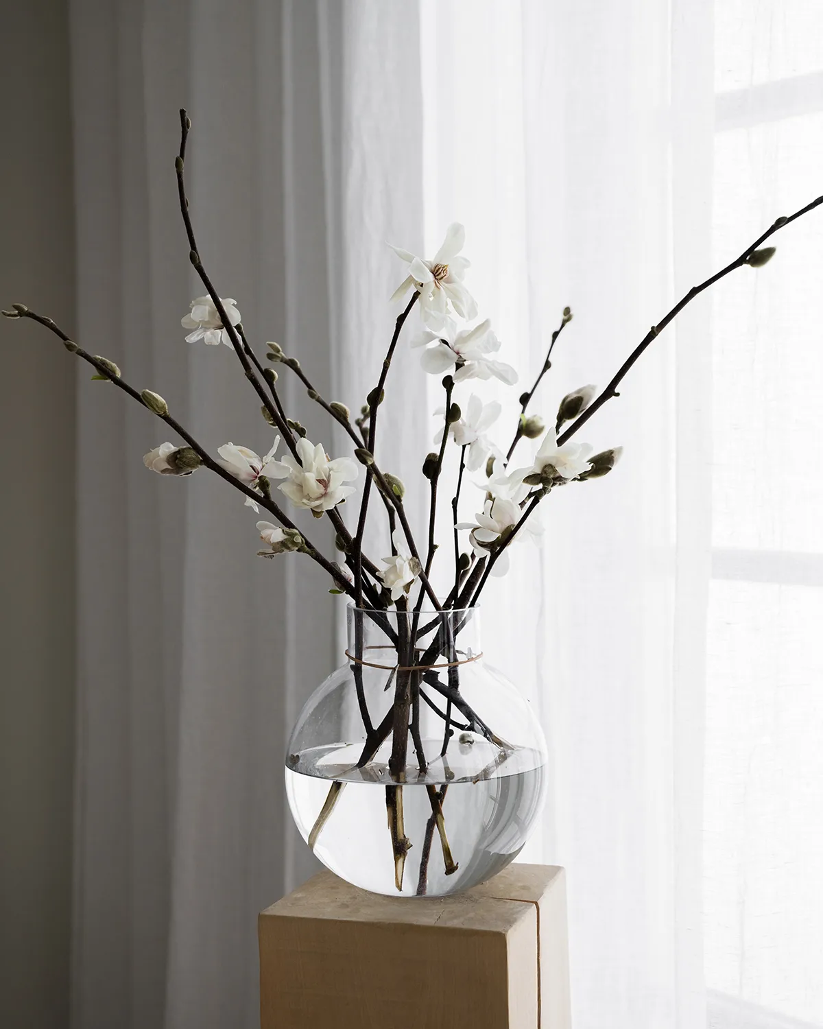 Ernst glazen vaas H29 cm Ø30 cm, Helder ERNST