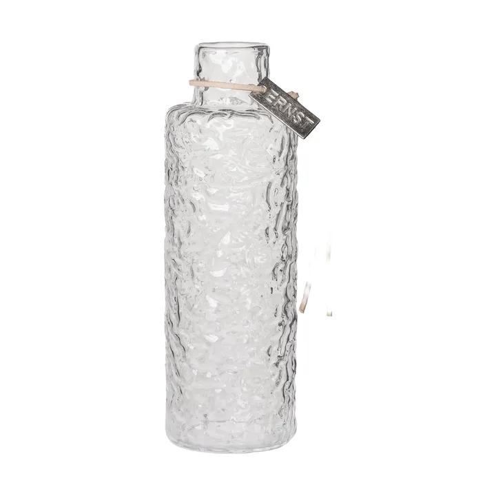 Ernst glazen vaas met structuur helder - Ø5x15 cm - ERNST