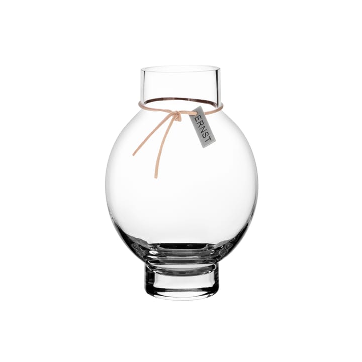 Ernst glazen vaas met voet - 15 cm - ERNST