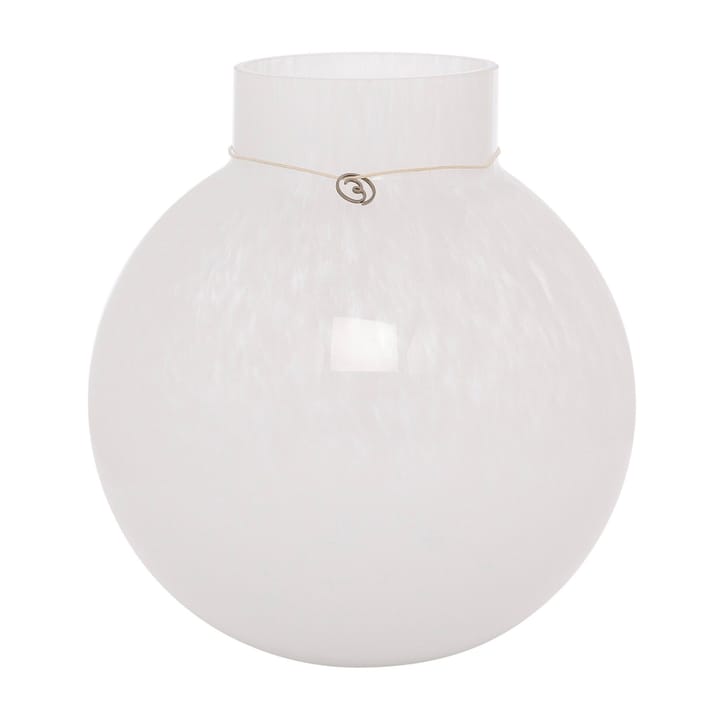 Ernst glazen vaas rond wit - H22 cm Ø21 cm - ERNST