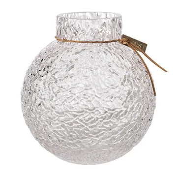 Ernst glazen vaas structuur transparant - Ø13x14 cm - ERNST