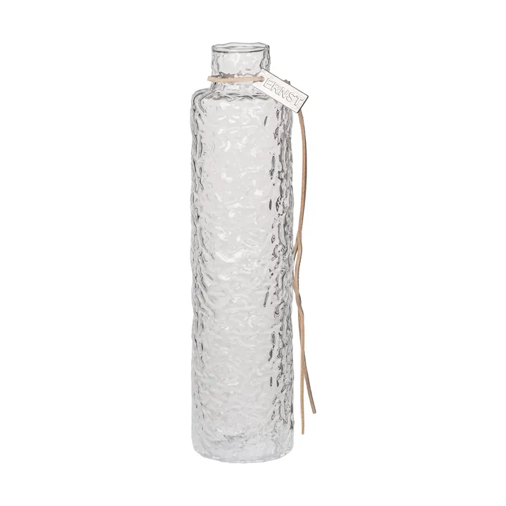 Ernst glazen vaas structuur transparant - Ø5x20 cm - ERNST