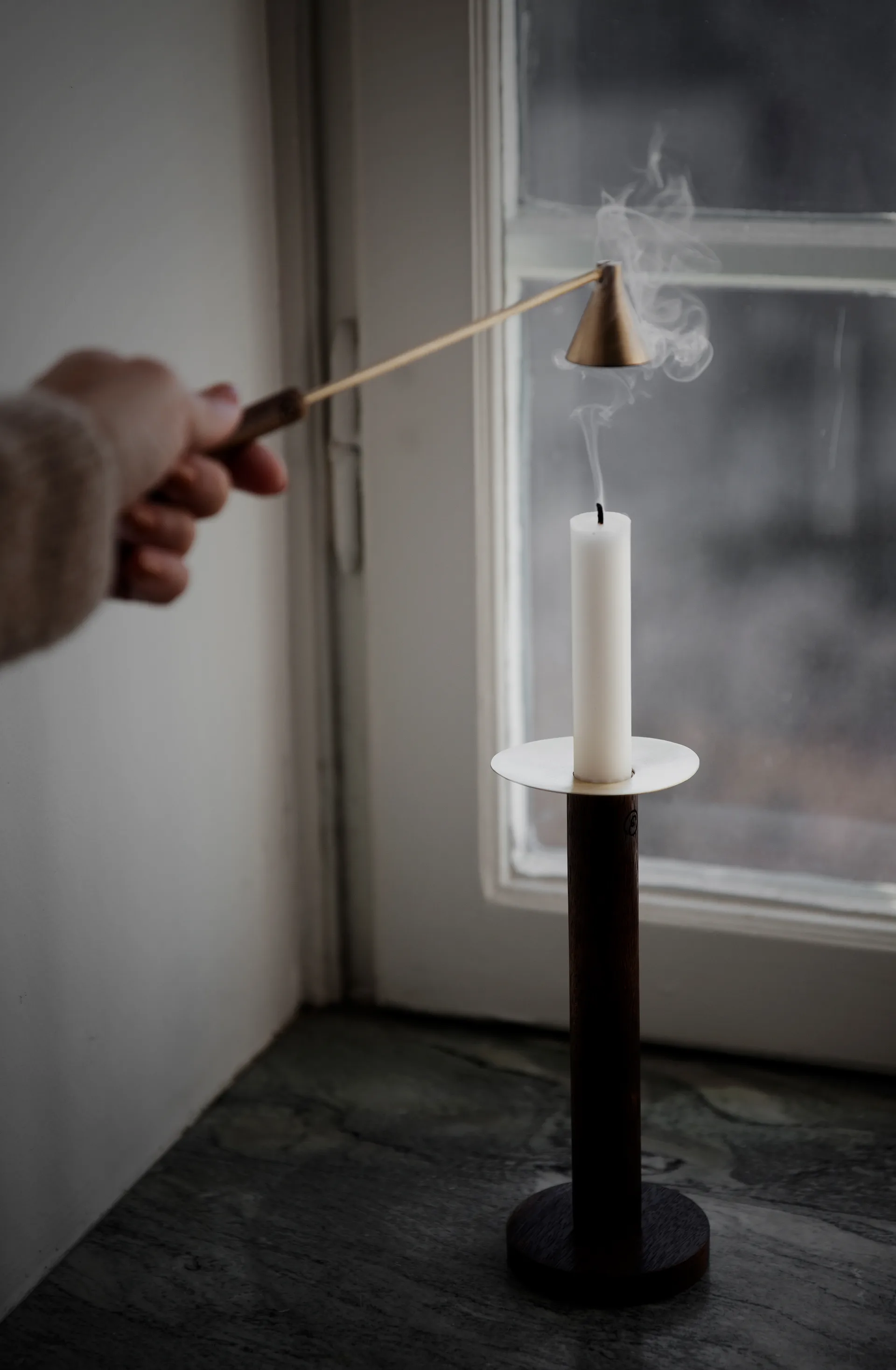 Ernst kaarsendover, Messing-hout ERNST